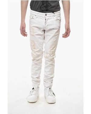 DSquared² Stretch-Denim Jeans Skater Vintage Effect 14Cm - Multicolour