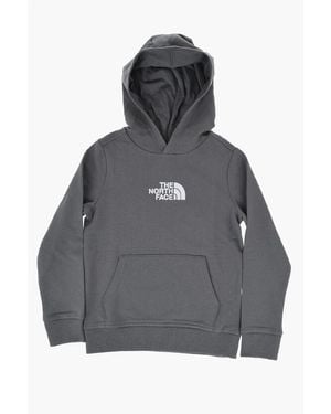 The North Face Hoodie Sweatshirt With Embroidered Logo - Grey