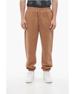 Saint Laurent 4-Pocketed Jersey Joggers With Cuffs - Natural