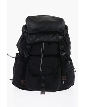 DIESEL Logoed Utlt Backpack With Outer Pockets - Black