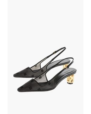 Givenchy Monogram Mesh Slingbacks With Iconic 6Cm Heel - Multicolour