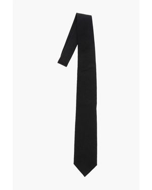 Destin Jacquard Silk Tie - Black