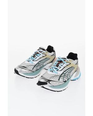 PUMA Fabric Velophasis Phased Low-Top Trainers With Rubber Detail - White