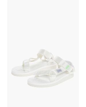 Suicoke Solid Colour Fabric Depa Sandals - White
