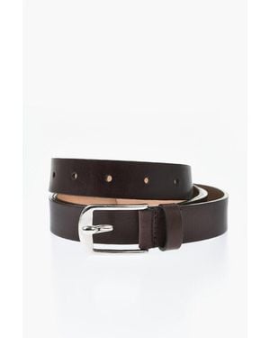 DSquared² 25Mm Solid Leather Belt - White