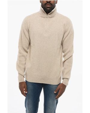 Altea Maglia Inglese Mezza Zip M/ L - Natural
