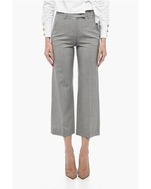 Ql2 Virgin Wool Straight-Fit Chino Trousers - Grey