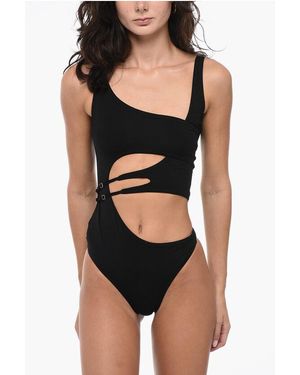 Off-White c/o Virgil Abloh Cut-Out One-Piece Swimsuit - Black