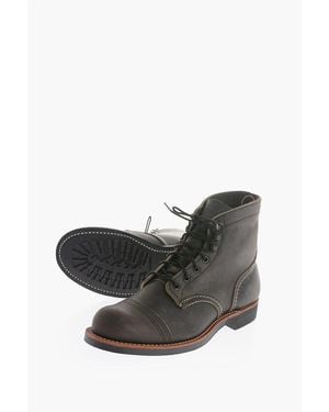 Red Wing Leather Iron Ranger Boots - Black