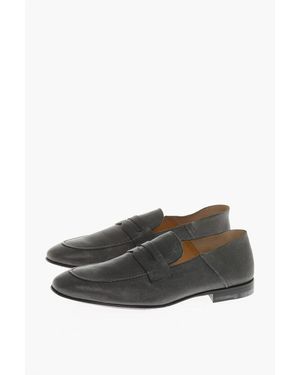 Testoni Leather Penny Loafers - Multicolour