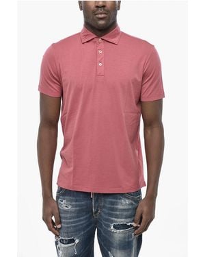 Altea Cotton-Stretch Polo Greg - Red