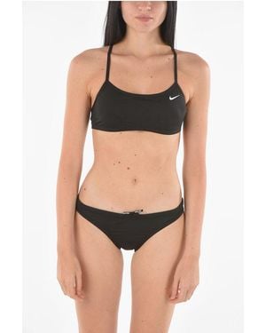 Nike Logo Printed Bikini - Black