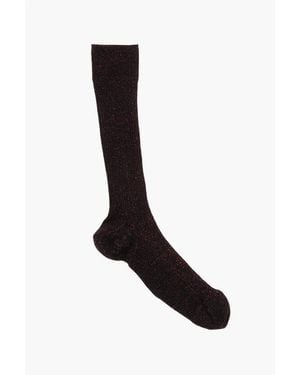 DSquared² Lurex Long Socks - Black