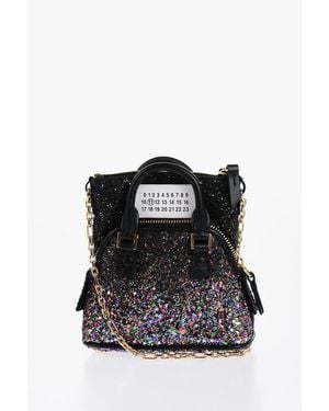 Maison Margiela Mm11 Degradè Sequined Mini Bag - Black