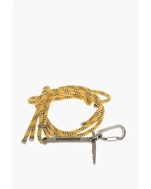 DSquared² Rope Hike Belt With Carbiner - Metallic