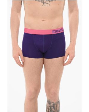 DSquared² Stretchy Boxer With Logoed Band - Blue