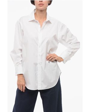 Rag & Bone Standard Collar Diana Popeline Shirt - White