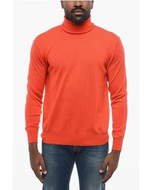 Altea Turtleneck Virgin Wool Jumper - Red
