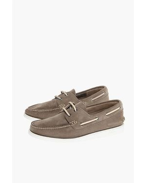 Church's Suede Marske Boat Shoes - Brown