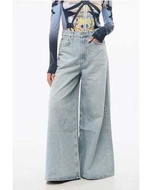 Agolde High Waist Nolan Flared Jeans 41Cm - Blue