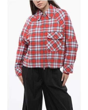 Woolrich Zipped Chequered Timber Overshirt