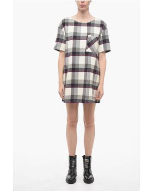 Woolrich Chequered Archive Wool Blend Dress - Multicolour