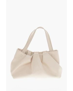 THEMOIRÈ Faux Leather Athena Bag - Natural