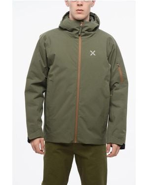 Montura Solid Colour A Rosa Jacket With Hood - Green