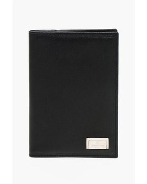 Corneliani Leather Bifold Wallet - Black
