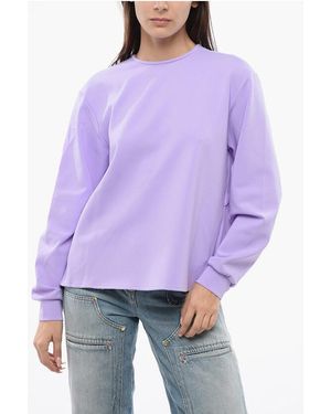 Viktor & Rolf Long Sleeved Blouse Back Bow With Ruffles - Purple