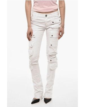DSquared² Low Waist Skinny Cargo Trousers - Multicolour