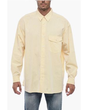 J.Press Classic Collar Popeline Cotton Shirt - Natural