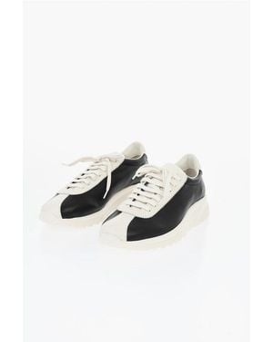Common Projects By Two-Tone Leather Low-Top Trainers - Multicolour