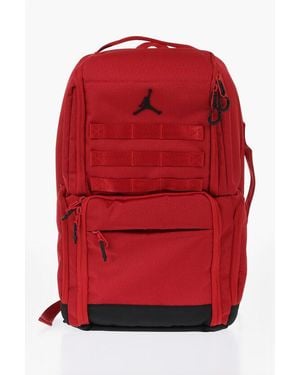 Nike Air Jordan Two Tone Collectors Backpack With Embossed Logo - Red