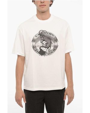 Neil Barrett Printed Capricorn The Leader Crew-Neck T-Shirt - Natural