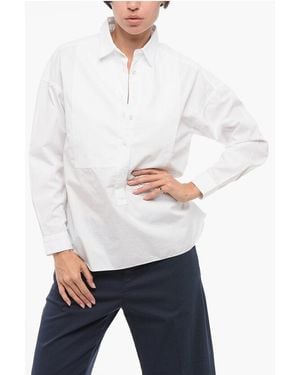 Finamore 1925 Honeycomb Cotton Shirt - White