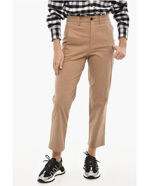 Woolrich Twill Chino Trousers With Regular Waist - Black