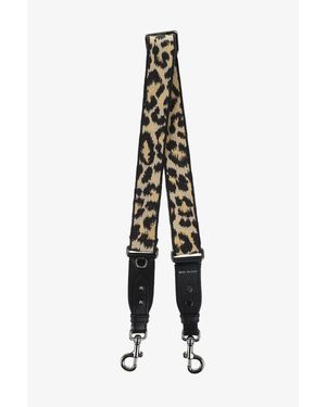 Dior Animal Motif Shoulder Strap With Leather Details - Multicolour