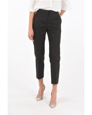 Jil Sander 4-Pocket Trousers With Concealed Closure - Black