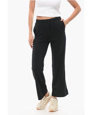 Converse Solid Colour Brushed Cotton Blend Joggers - Black