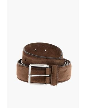 Anderson's Suede Belt 30Mm - Brown