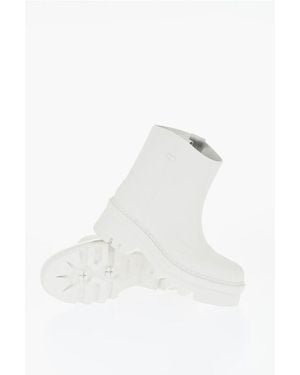 Chloé Rubber Boots With Tank Sole - White