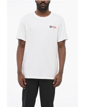 Converse Standard Fit Crew-Neck T-Shirt With Back Maxi Print - White