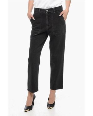 Nine:inthe:morning High-Waisted Dark Wash Cleo Jeans 18Cm - Black