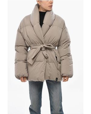Bacon Double-Breasted New Dada Down Jacket - Natural