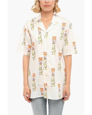 Opening Ceremony Printed Short Sleeved Shirt - White