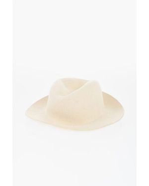 Scha Felt Hat Fedora - White