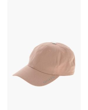 Mugler Cotton Baseball Cap With Applied Logo - Pink