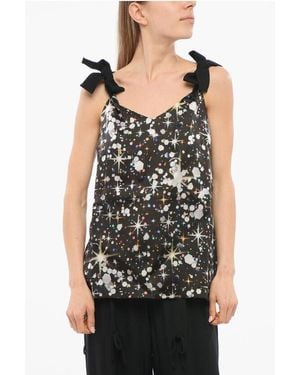 Viktor & Rolf Lingerie Top With Bow Straps - Black