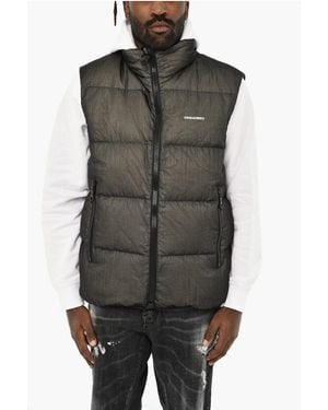 DSquared² Nylon Padded Sleeveless Jacket - Multicolour